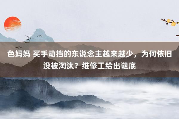 色妈妈 买手动挡的东说念主越来越少，为何依旧没被淘汰？维修工给出谜底