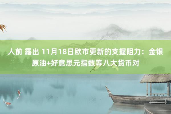 人前 露出 11月18日欧市更新的支握阻力：金银原油+好意思元指数等八大货币对