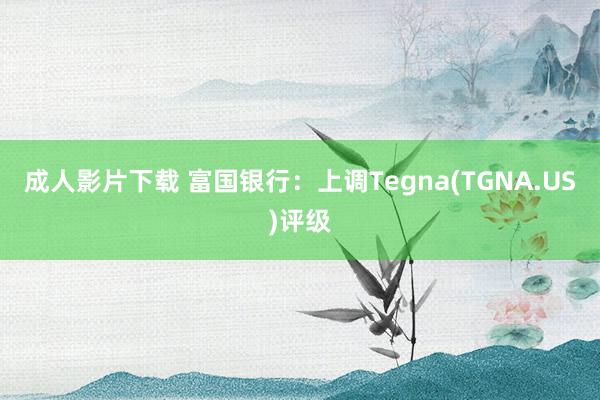 成人影片下载 富国银行：上调Tegna(TGNA.US)评级