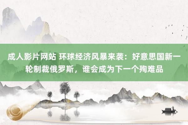 成人影片网站 环球经济风暴来袭：好意思国新一轮制裁俄罗斯，谁会成为下一个殉难品